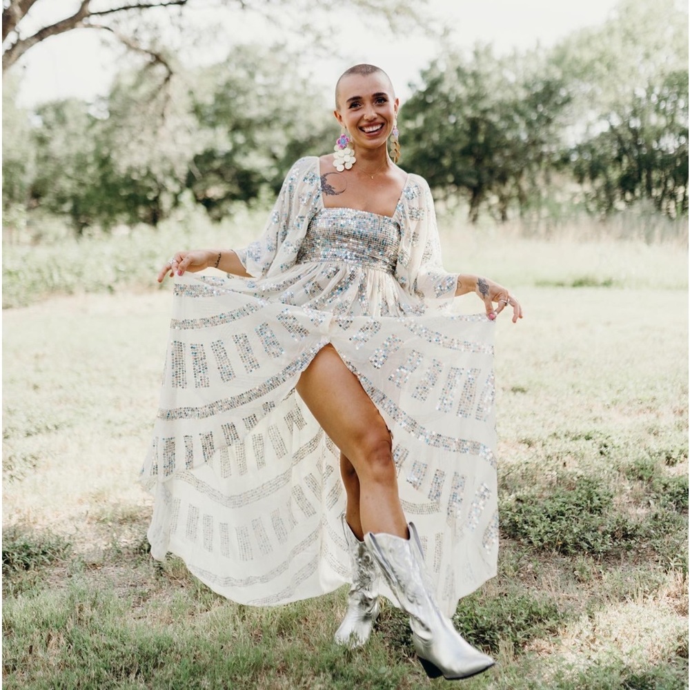 free people sequin “Prophecy Top” / dress